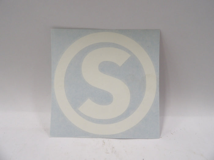 Sticker S Radio ontstoring Sticker S Radio ontstoring
