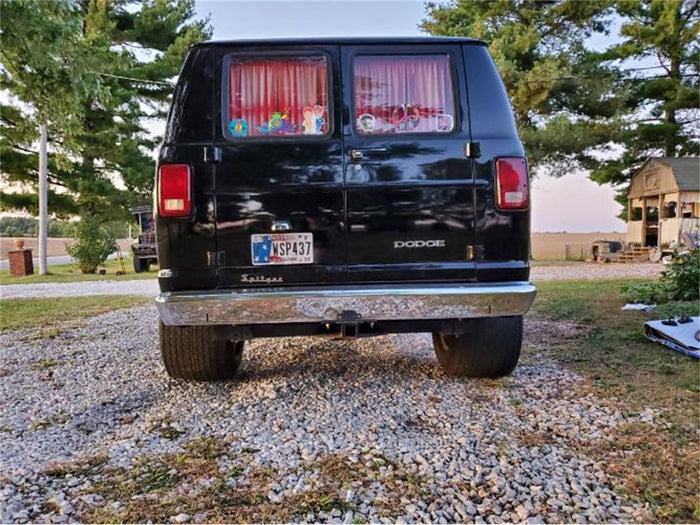 Dodge Van chrome achterbumper 78-85 Dodge Van chrome achterbumper 78-85