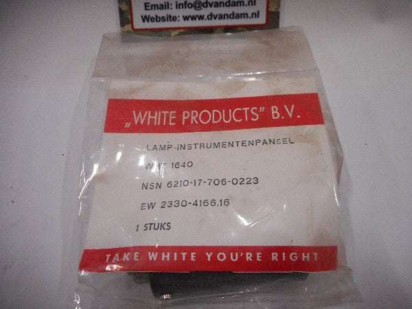 Dashboardlamp in packaging, NSN: 6210-17-706-0223. Dashboardlamp in packaging, NSN: 6210-17-706-0223.