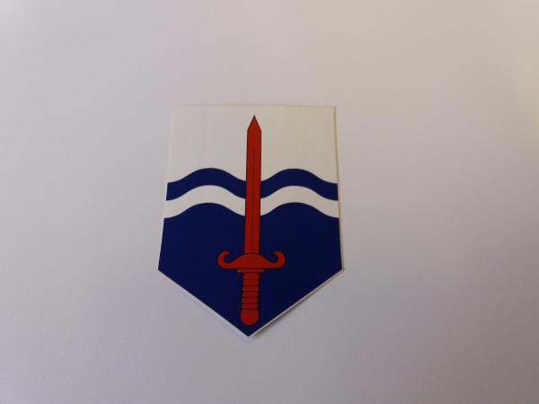 Korps Nationale Reserve small sticker with emblem design. Korps Nationale Reserve small sticker with emblem design.