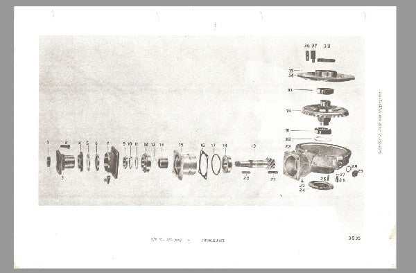 Lager tandwielkast with NSN 3110-17-029-0711, numbers 12 and 18 on drawing. Lager tandwielkast with NSN 3110-17-029-0711, numbers 12 and 18 on drawing.