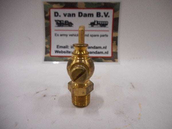 Aftapkraan waterpomp brass valve with unique serial number 4820-00-287-4268. Aftapkraan waterpomp brass valve with unique serial number 4820-00-287-4268.