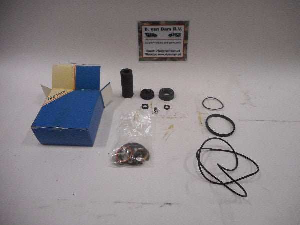 Reparatieset hydrovac with various components and blue packaging. Reparatieset hydrovac with various components and blue packaging.