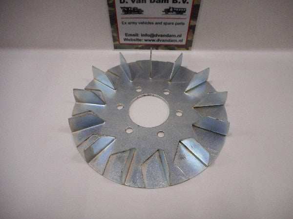 Ventilator dynamo component with metallic fan blades, part number A 326 150 00 74. Ventilator dynamo component with metallic fan blades, part number A 326 150 00 74.