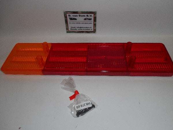 Achterlicht glas links with red and amber sections, product number A 002 544 06 90. Achterlicht glas links with red and amber sections, product number A 002 544 06 90.
