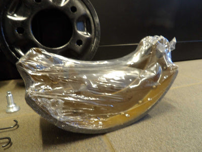 Remschoen as-set complete with remtrommel, excentrische bouten, and veren for front and rear axle maintenance