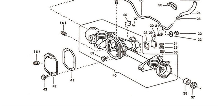 Oliekeerring vooras (vanaf 7023947)