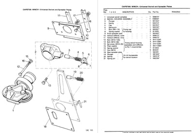 Doorvoer lierkabel (winch swivel housing assembly)