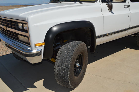 Spatbordverbreders Chevrolet 1981-1987 voorzijde