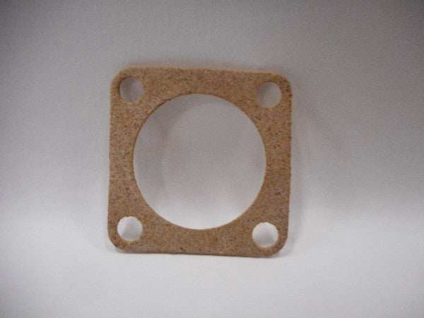 Pakking condensator connector gasket with four mounting holes.