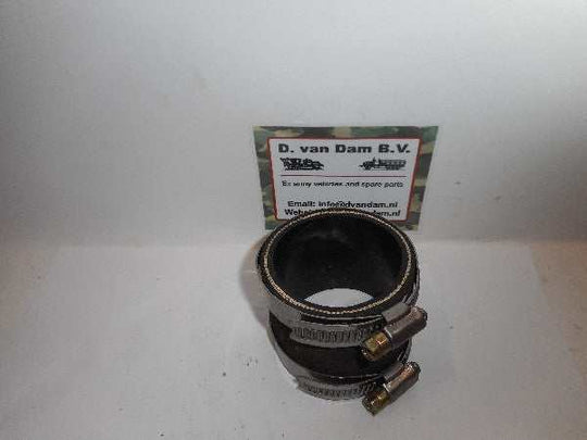 Luchtinlaatslang op carburateur (met slangklemmen)