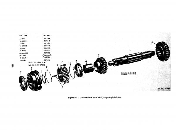 Tandwiel_2e_versnelling_T_90_versnellingsbak_