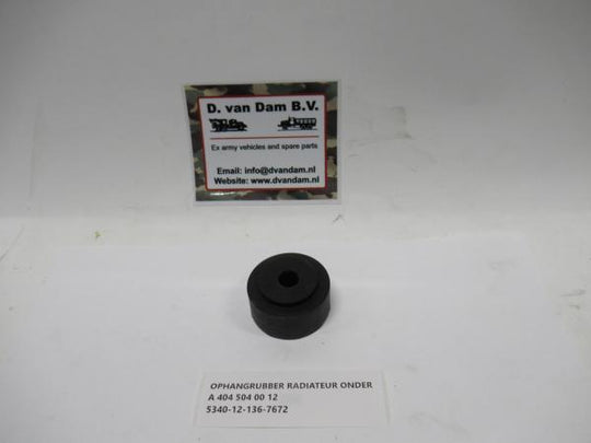 Ophangrubber radiateur onder