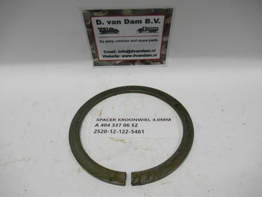 Spacer kroonwiel 4,0MM