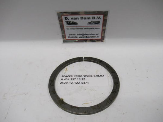 Spacer kroonwiel 5,0MM