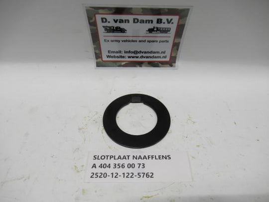Slotplaat naafflens