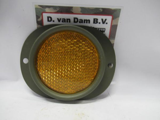 Reflector, ovaal, amber