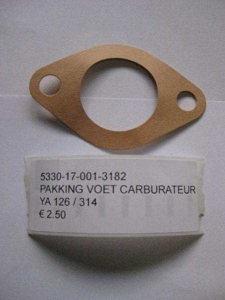 Voetpakking carburateur