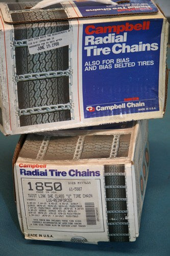 Diverse sneeuwkettingen