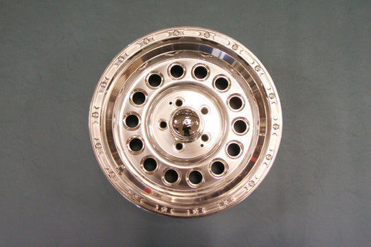 Gepolijst Aluminium Velg 15 inch x 8J steek 5 x 4,5 - Jeep Wrangler YJ/TJ